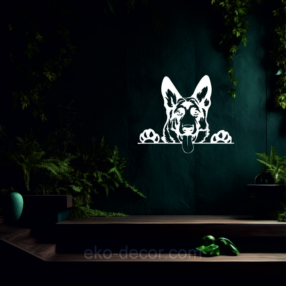 Декоративне настінне Панно «Вівчарка», Декор на стіну 70*56 см, Білий Київ - фото 7