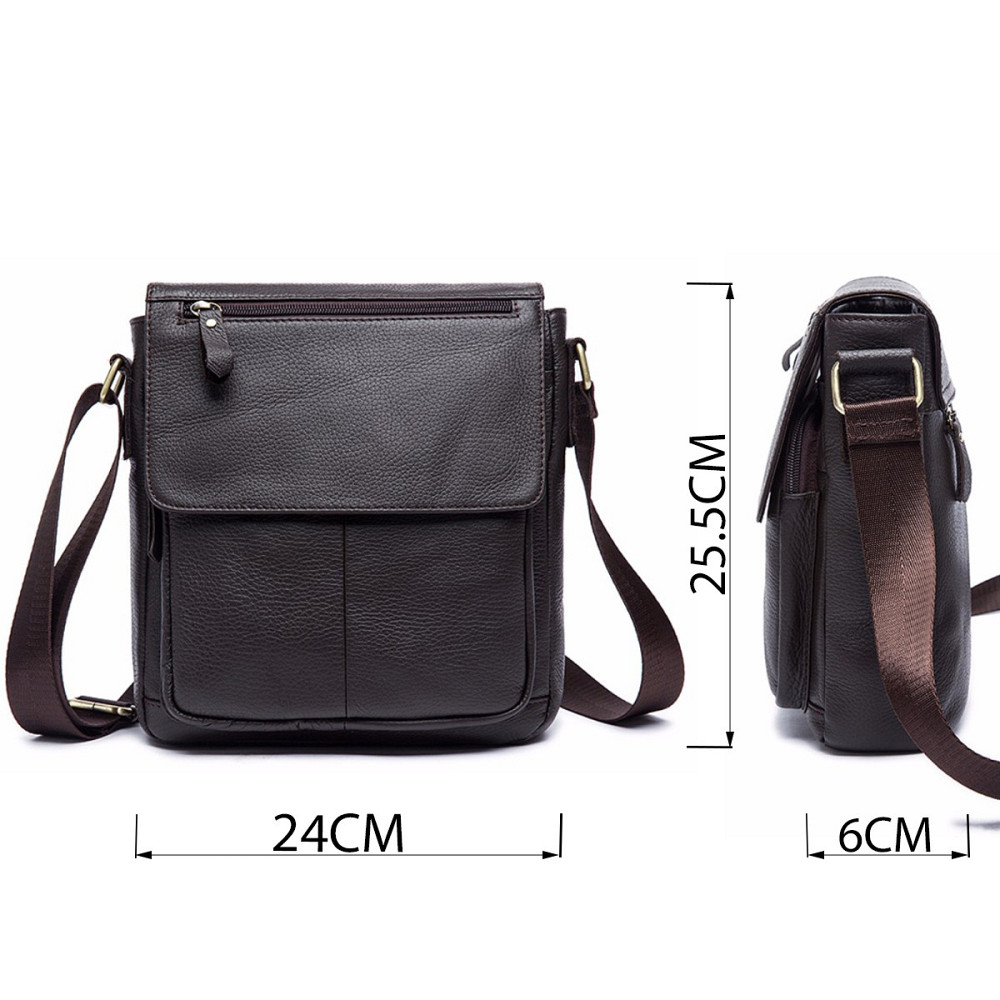 Сумка через плечо из кожи Vintage 20022 Коричневая Киев - изображение 4