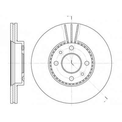 Тормозной диск REMSA 6227.10 Винница
