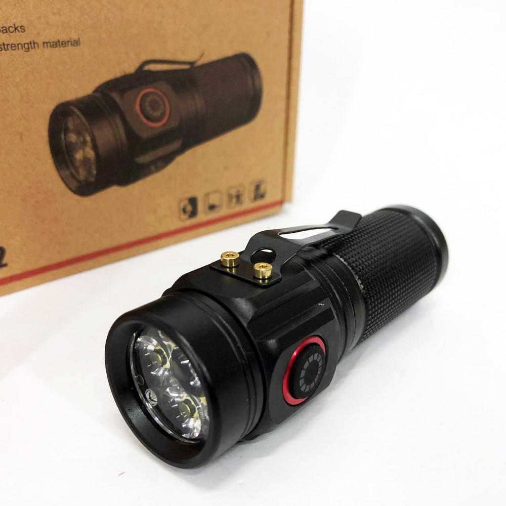 Ручний ліхтар з двома режимами роботи W5182-3XHP360, Супер яскравий лід ліхтарик, Сильний ліхтарик NR-17 Львів - фото 10