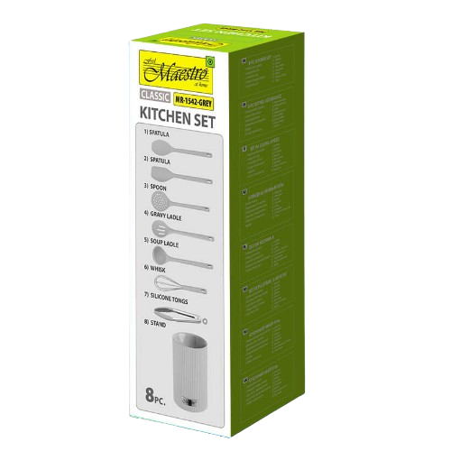 Набір кухонного приладдя 8 предметів сірий MR-1542-GREY Maestro Житомир