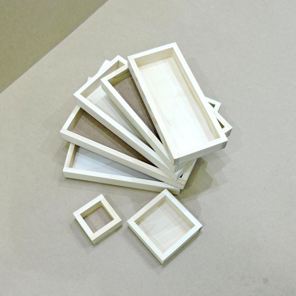 Лоток деревянный 20*40*4см (ДВП) Николаев - изображение 1