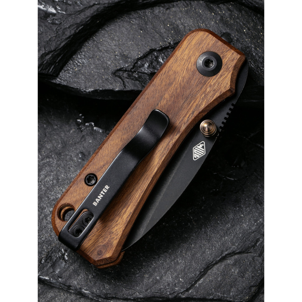 Ніж складаний кишеньковий Civivi Baby Banter, (5.9 см) Nitro-V / Guibourtia Wood Киев - изображение 14