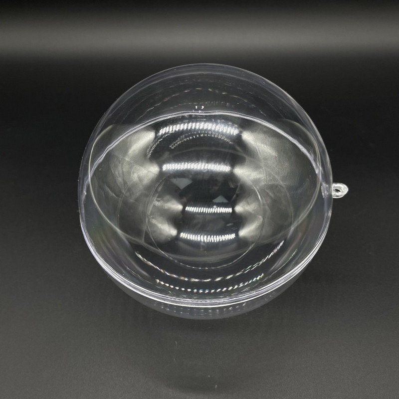 Акрилова заготовка "Новорічна куля" HJ-3 з петелькою, 120 мм Вінниця - фото 2