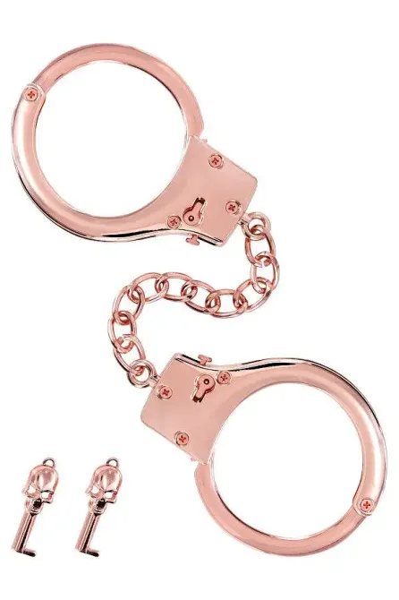 Наручники Fetish Tentation Premium Chick wrist cuffs in rose-gold metal Львов - изображение 1