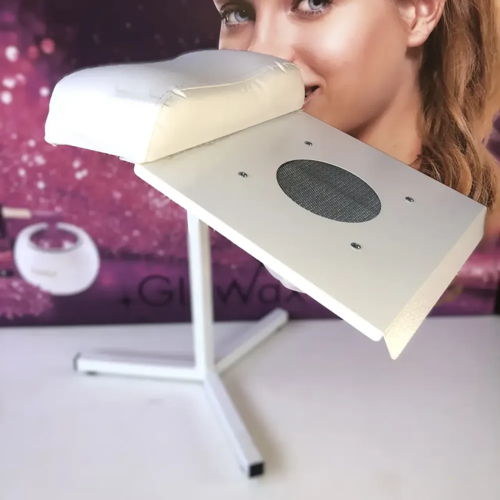 Вытяжка для педикюра с подставкой-треной, мощностью 80 Вт, 100 киловатт. Белая Киев - изображение 7