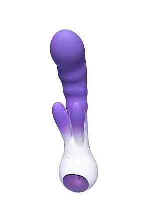 Вибратор-кролик со светодиодом Every Night Toys для точки G, фиолетовый градиент Sex Aura Киев