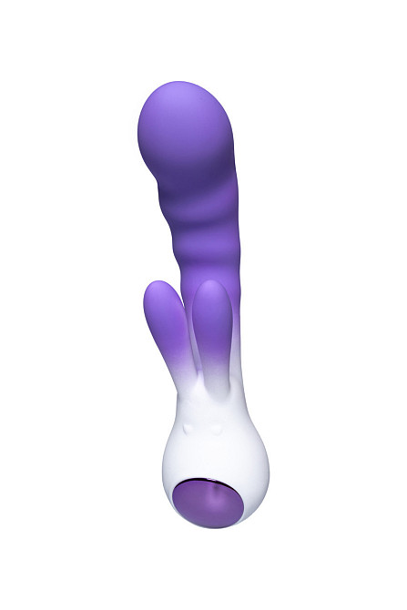 Вибратор-кролик со светодиодом Every Night Toys для точки G, фиолетовый градиент Sex Aura Киев - изображение 3