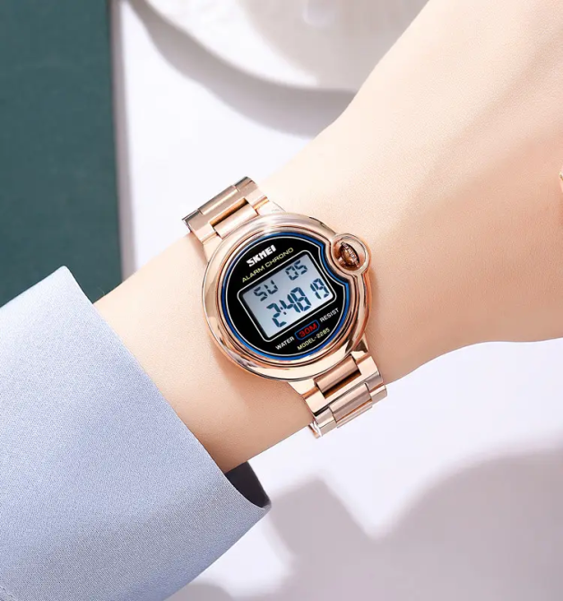 Годинник жіночий наручний Skmei 2285 Рожеве золото Вінниця - фото 7