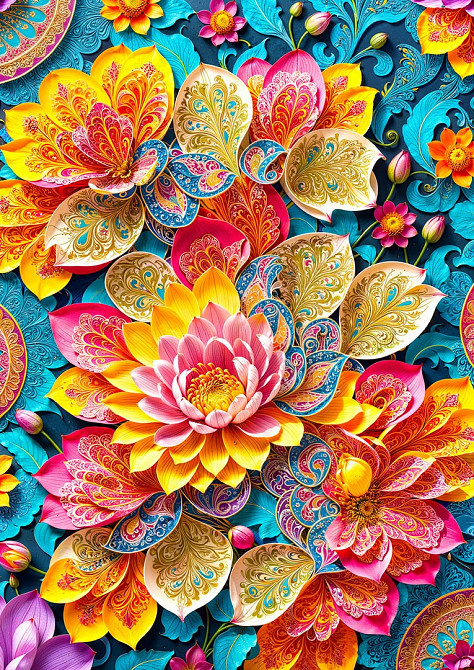 Елегантні водяні лілії - Elegant Waterlilies (Enjoy-2260) Киев - изображение 3