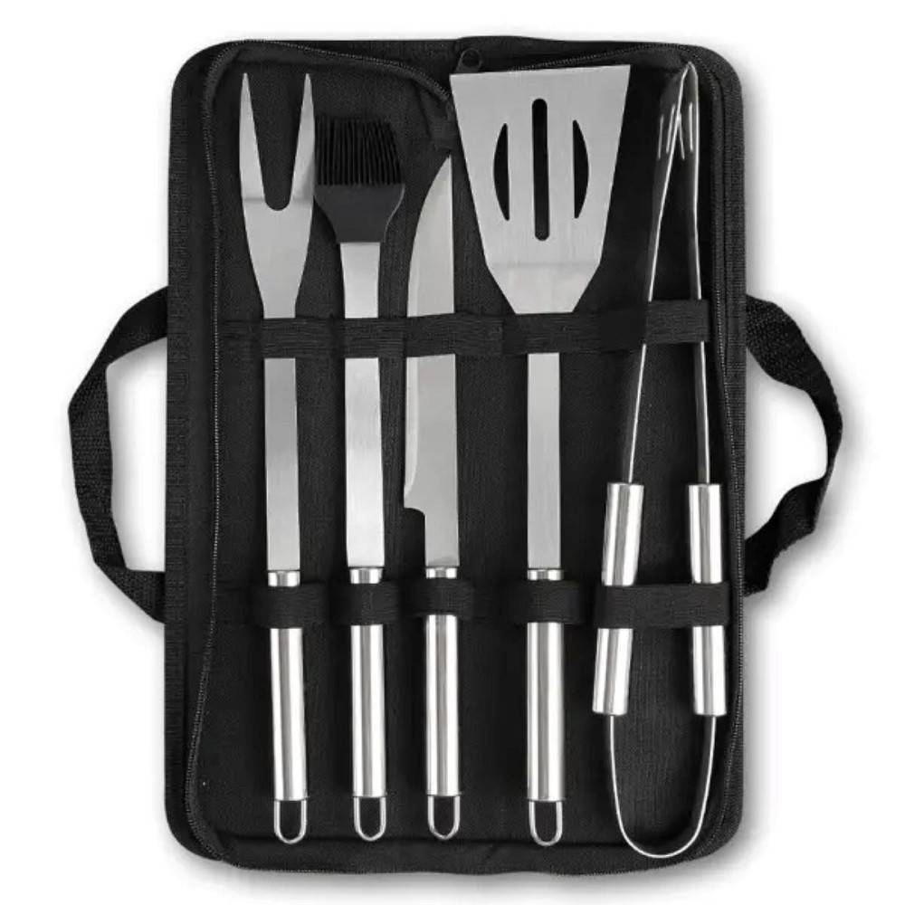 Lugi Набір аксесуарів для барбекю, мангала, гриля 5 предметів 40х10х5 см мангальне приладдя HP- Коломыя - изображение 1