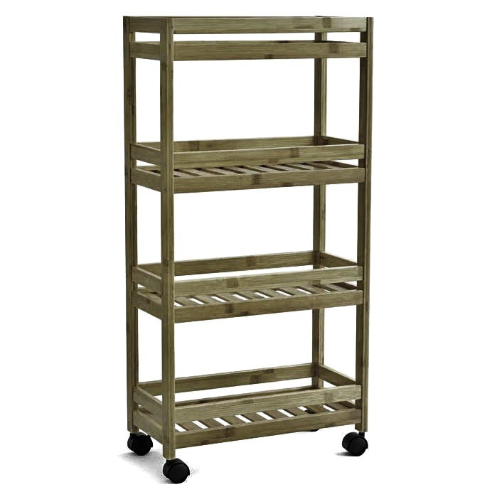 Етажерка для ванної на коліщатах "Полярис" палісандр Миколаїв - фото 1