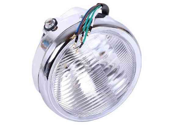 Фара передняя в сборе для мопеда Альфа Мукачево