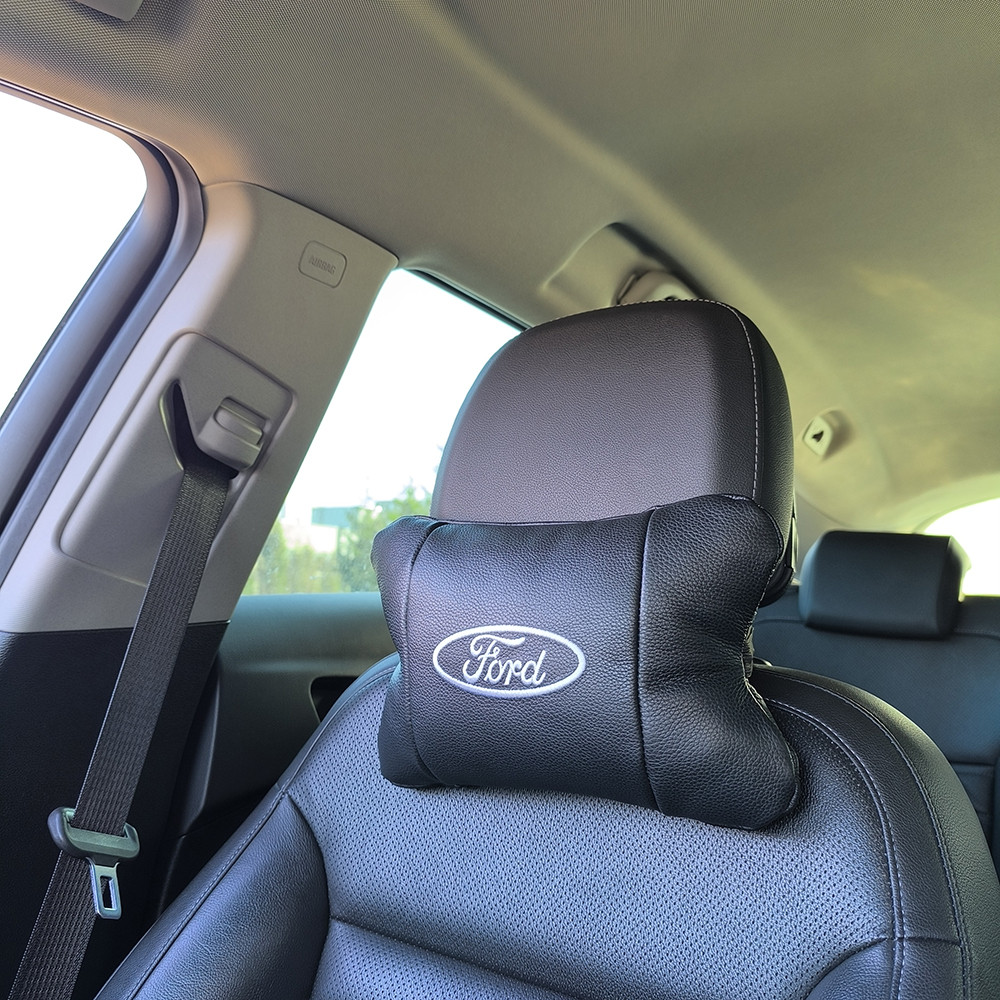 Декоративные подушки с логотипом Ford, Подушка для поддержки головы в машине, Авто подушки в машину PL-59 Львов - изображение 1