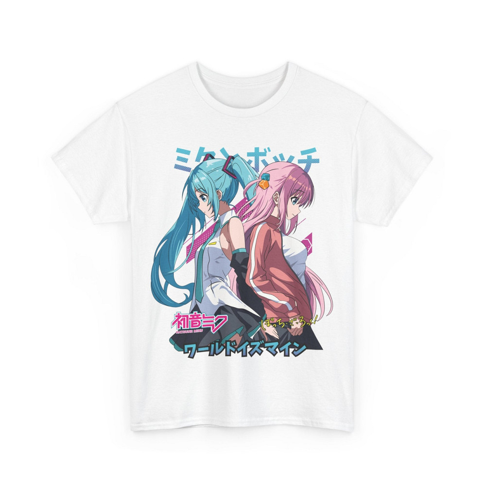 Футболка аниме Каваии Хитори Готоу Боккхи оверсайз (S/M/L) Черний AnimeJ0415 Днепр - изображение 4