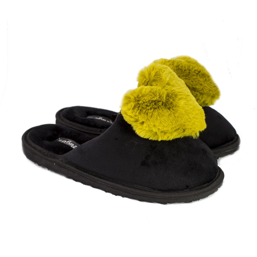 Тапочки жіночі велюр закриті з серцем "Розове серце" Одеса - фото 9