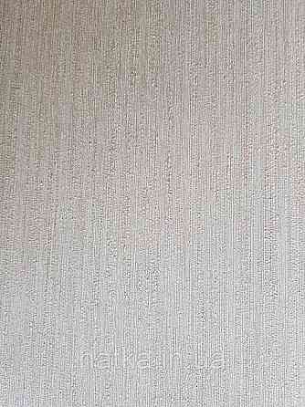 Шпалери вінілові на флізелін Marburg Tango 58815 однотонні коричневі тонка смужка під тканину 10х0.70 м. Київ