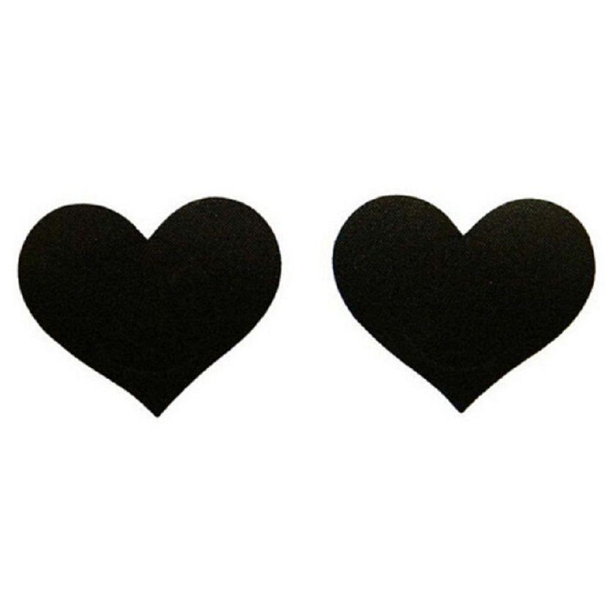 Украшения для сосков сердечка 6 на 5 см черный Киев - изображение 1
