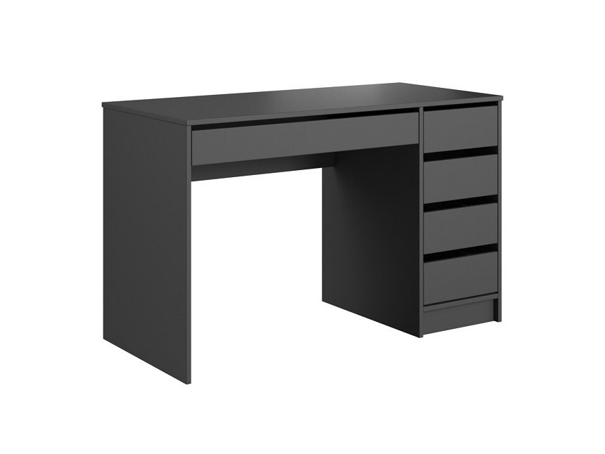 Стіл туалетний письмовий Perfect Home Ада / Ada 5S/120 з 5 шухлядами Антрацит (PFH-091308) Дніпро - фото 6