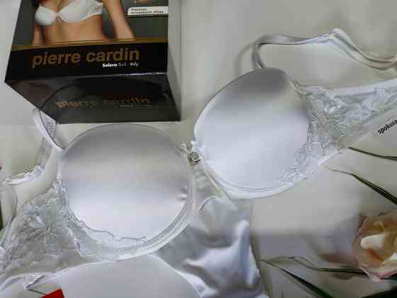 Комплект білизни pierre cardin 4106 білий атлас з мереживом 80С Славута