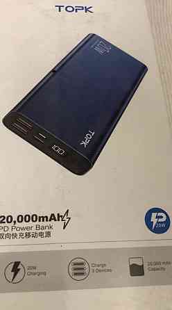 Павербанк TOPK 20000 mAh, 20w. Киев