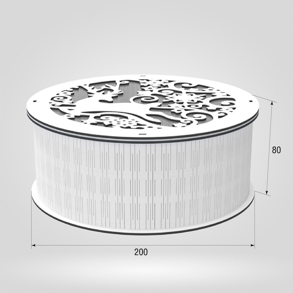 Подарочная коробка EKOSTAR d200 h80 Киев - изображение 3