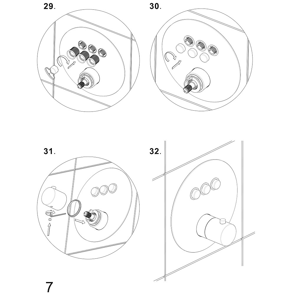 Душова система вбудована TOPAZ LOFT TLF 32117-L06-C-Termostat Тернополь - изображение 11