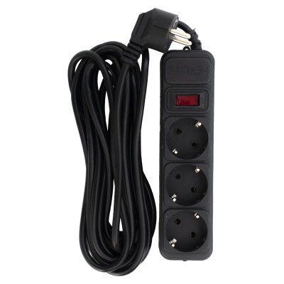 Сетевой фильтр питания Patron EXT-PN-SP-1035, 5m Black (EXT-PN-SP-1035) Винница - изображение 1