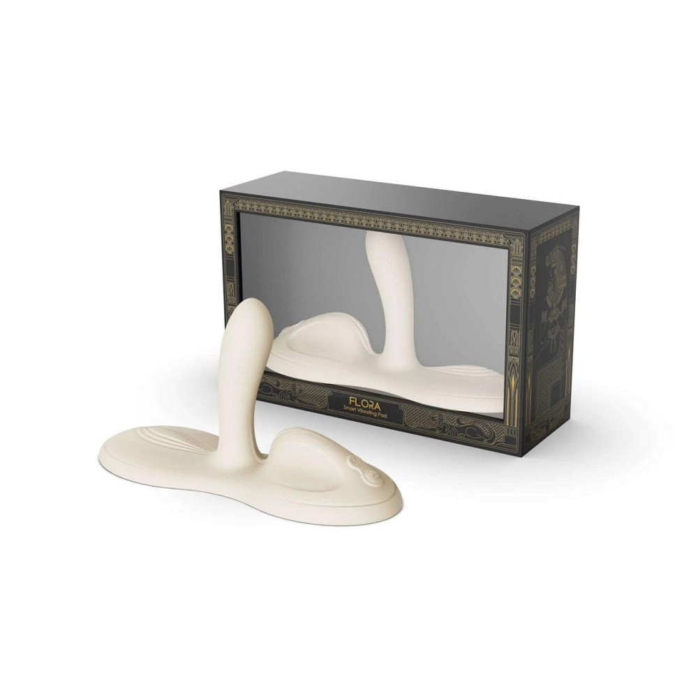 Sit-on-top смарт-вібратор Zalo – Flora Smart Vibrating Pad Ivory White, 9 моторів Sex Aura Київ - фото 5