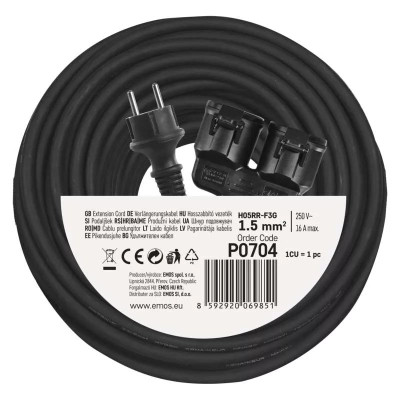 Мережевий подовжувач EMOS P0704 Вінниця - фото 4