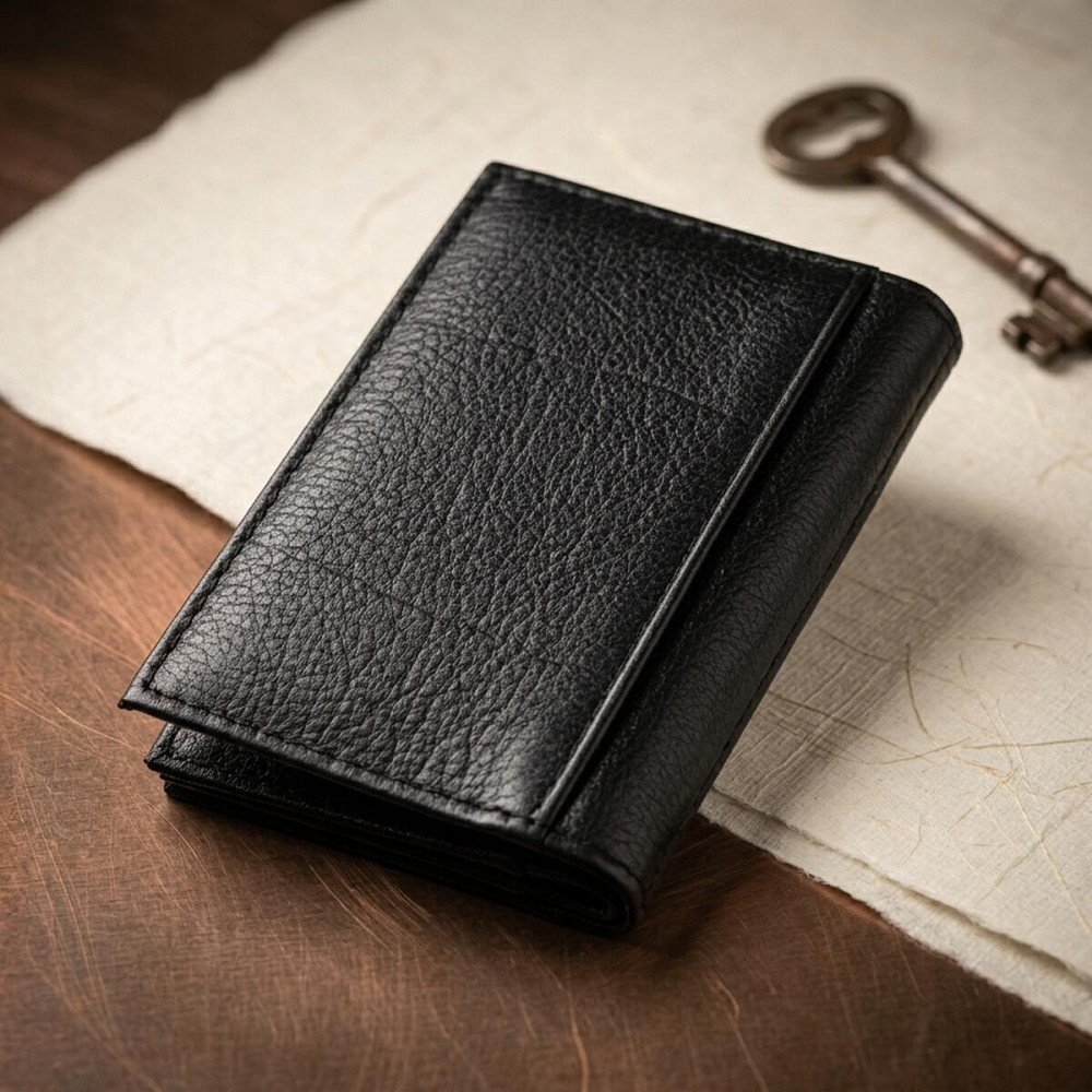 Візитниця-книжка ST Leather 19213 Чорна Київ - фото 14