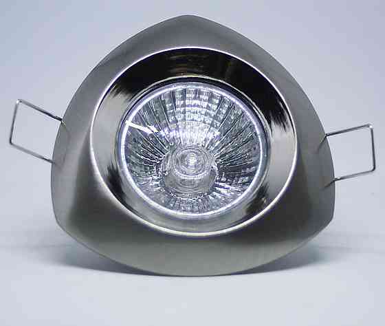 Спот - встраиваемый светильник 1хGU10х50W, никель, L6006T не поворотный Днепр