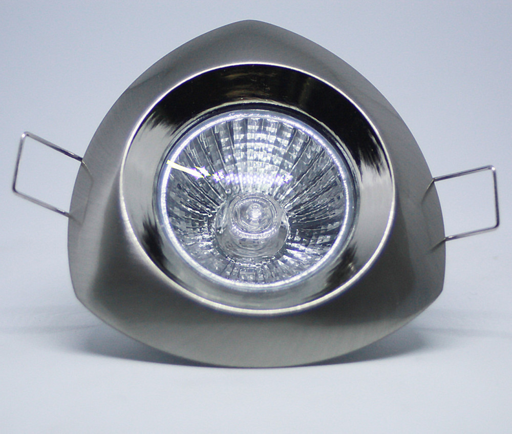 Спот - встраиваемый светильник 1хGU10х50W, никель, L6006T не поворотный Днепр - изображение 1