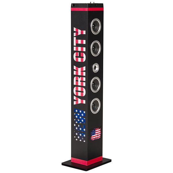 Мультимедійна Bluetooth-колонка New York 40W USB FM-радіо та пульт ДК Чорний Київ - фото 3