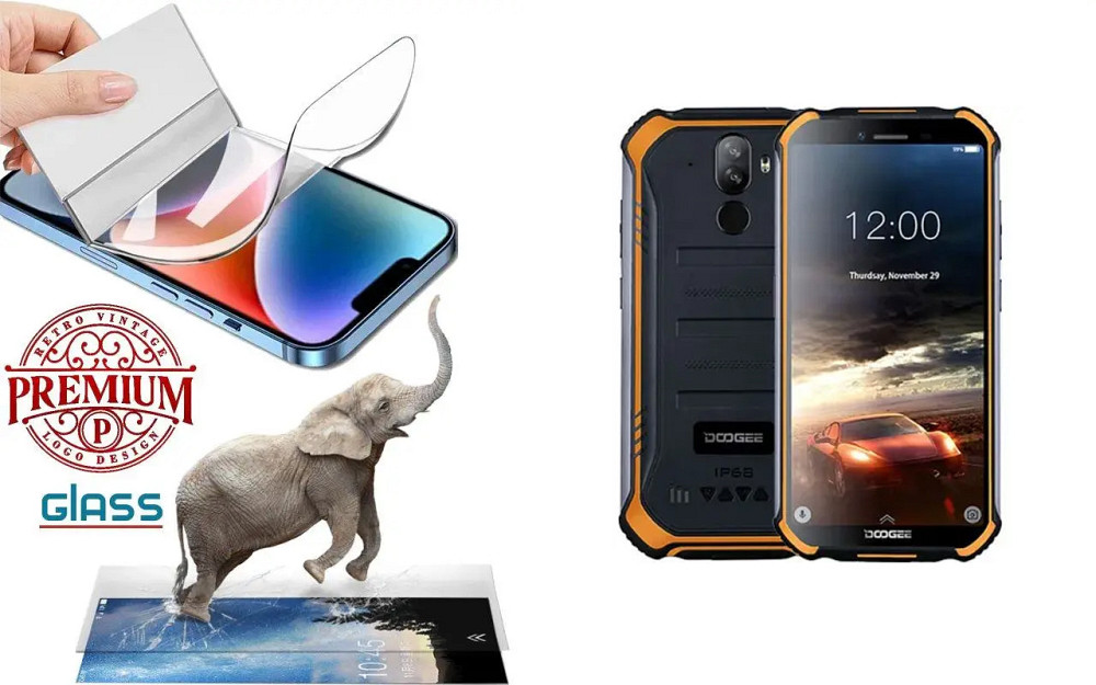 Полиуретановая пленка Doogee S40, S40 Lite, S40 Pro, Premium, толщина 0,2 мм Киев - изображение 1