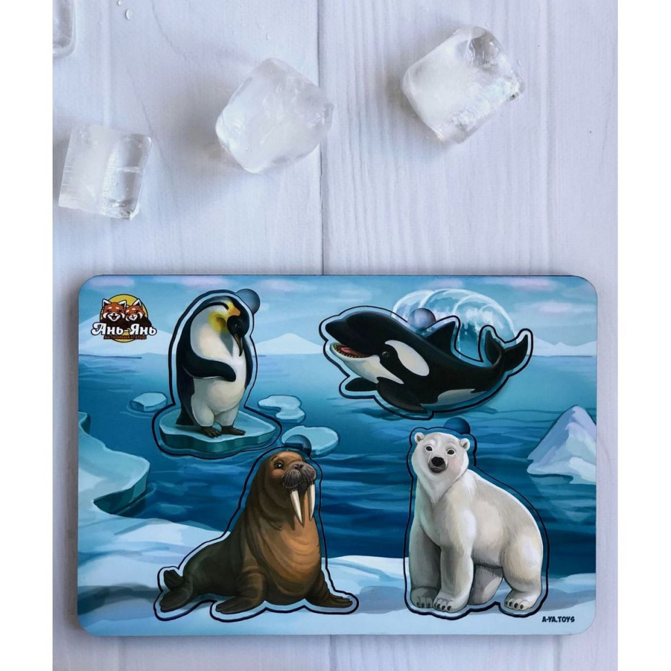 Деревянный пазл-вкладыш 