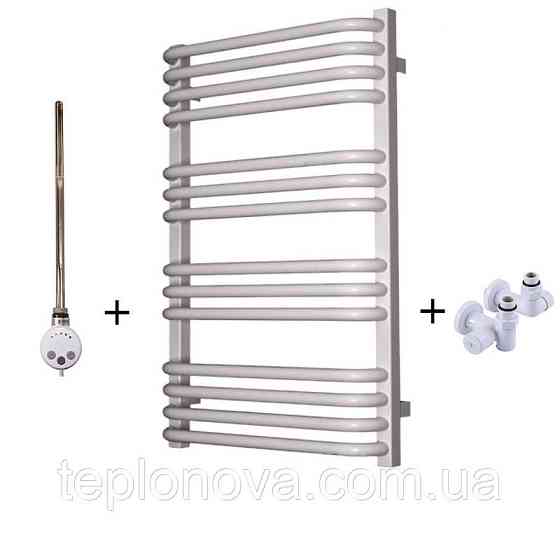 Комбінована рушникосушка біла 910х560 Terma Alina Чернівці