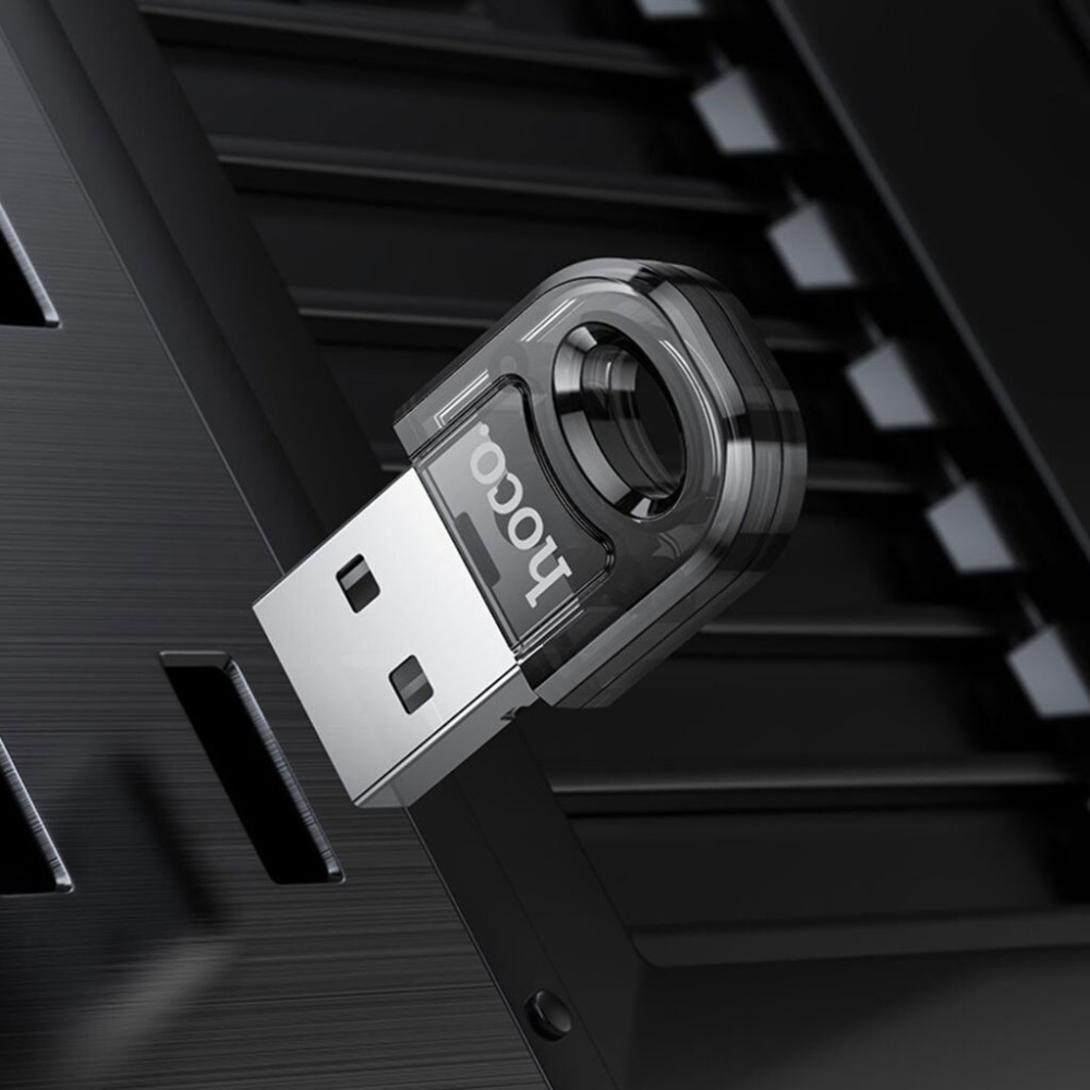 Адаптер Bluetooth HOCO UA28 USB BT adapter Black Одеса - фото 5