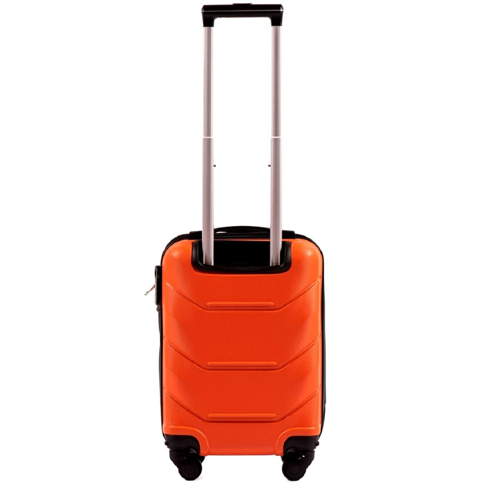 Валіза пластикова WINGS 147 мікро 51 см помаранчева Київ - фото 3