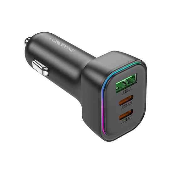 Автомобільний зарядний пристрій BOROFONE BZ28C Trophie PD60W Black 6941991110870 Одеса