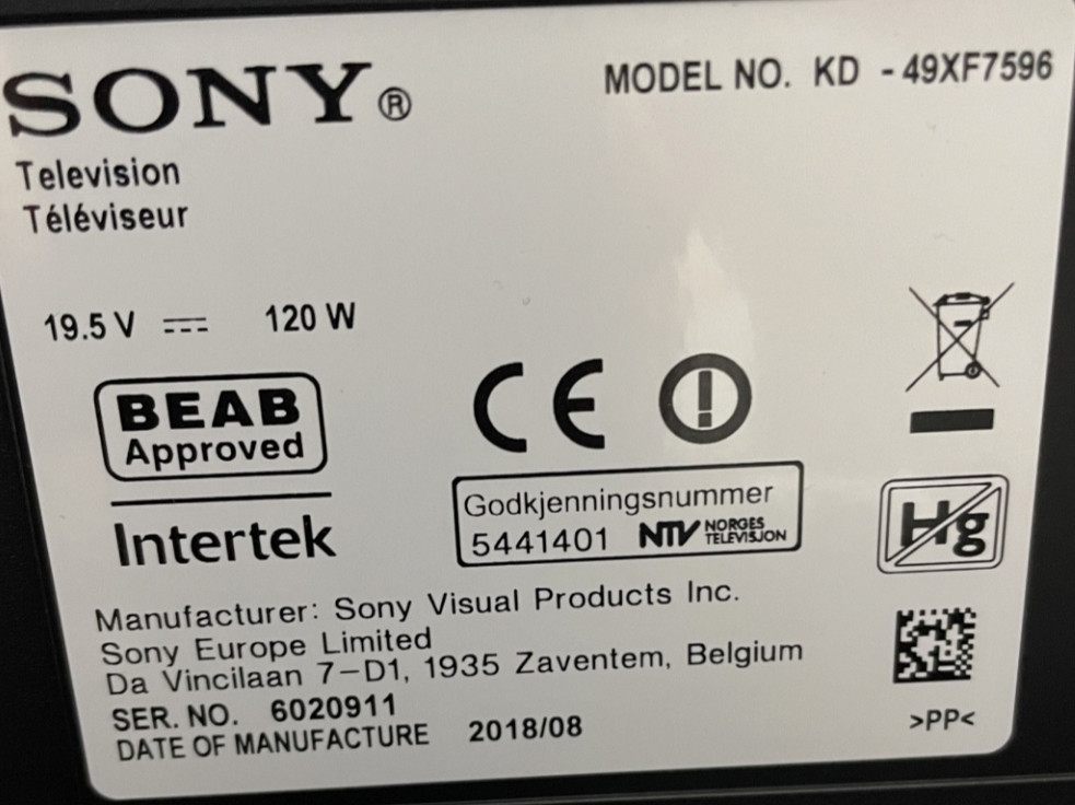 Телевізор: SONY 49" Wi-Fi Android 4K KD-49XF7596. Харків - фото 8