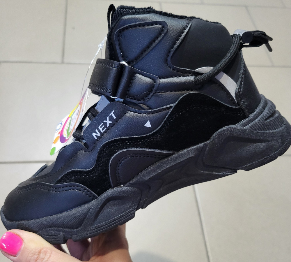 Дитячі кросівки хайтопи на флісі 32,33,34,35 Миколаїв - фото 3