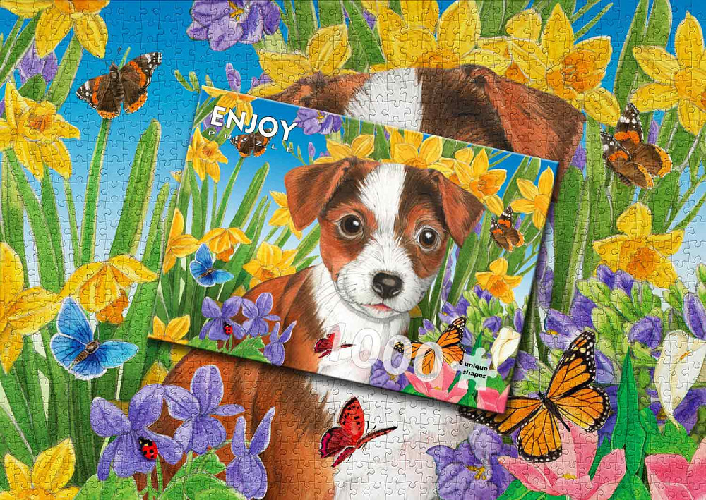 Пазл Сад для цуценят - Puppy Garden (Enjoy-1916) Киев - изображение 6