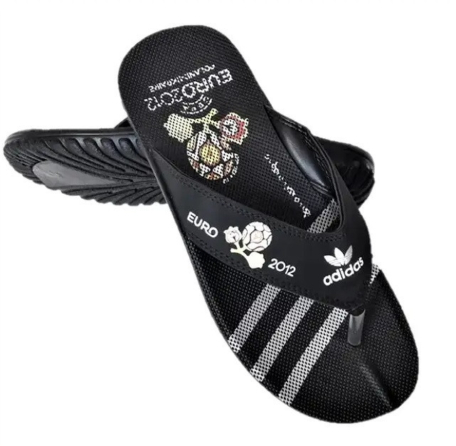 Мужские Шлёпанцы Тапочки Adidas Сланцы Вьетнамки Адидас Чёрные (размеры: 40,41,44) Днепр - изображение 1