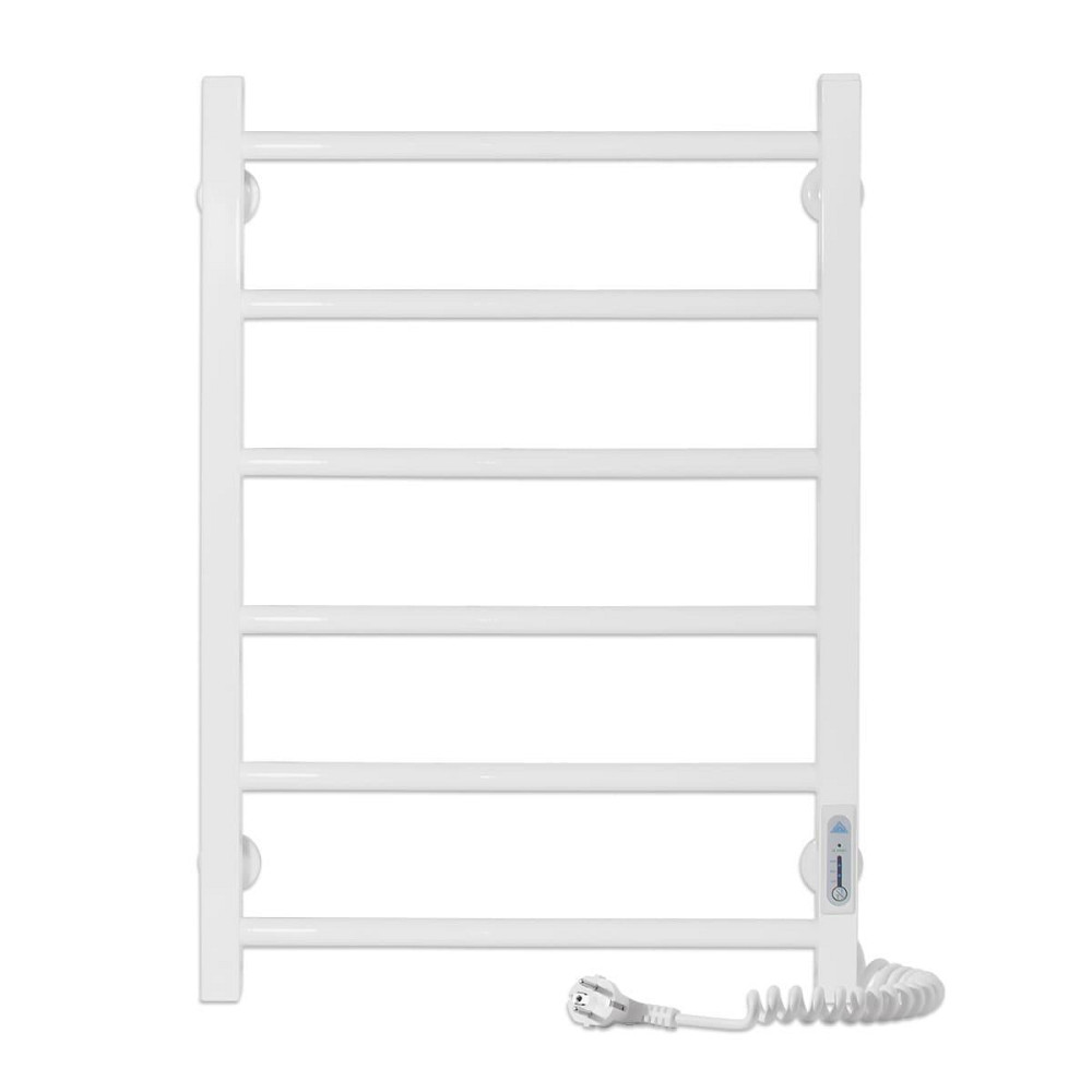 Электрический полотенцесушитель Laris Зебра Альфа ЧК6 400Х600 Э белый, правое подключение Киев - изображение 2