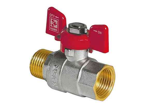 Кран шаровий 3/4 ГШБ (KR.218) KR0043 ТМ KOER Solmir Київ