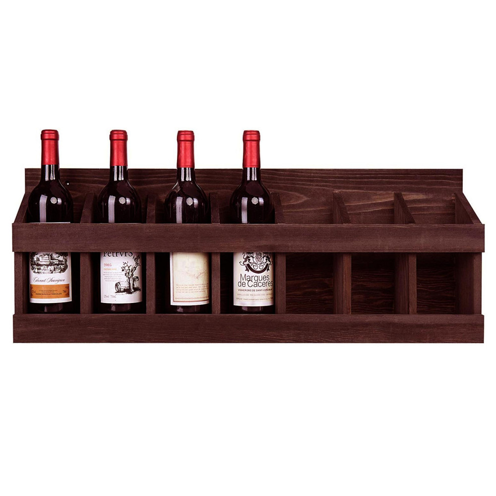 Настенная винная полка 