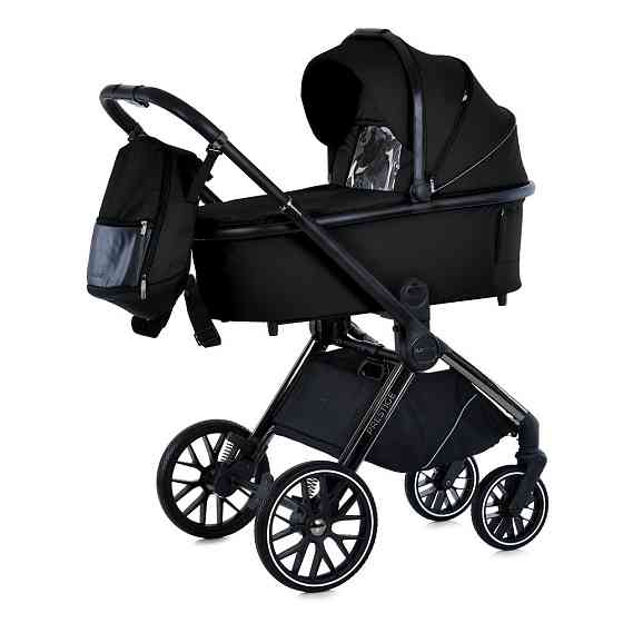 Коляска універсальна 2в1 El Camino PRESTIGE Black люлька + прогулянковий блок сумка дощовики москітна сітка Чорна (ME 1124-2) Чернігів