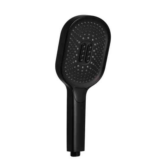 Лейка для ручного душа Qtap Rucni 140*110 мм овальная QTRUC125BLM45961 Black Matt Харьков