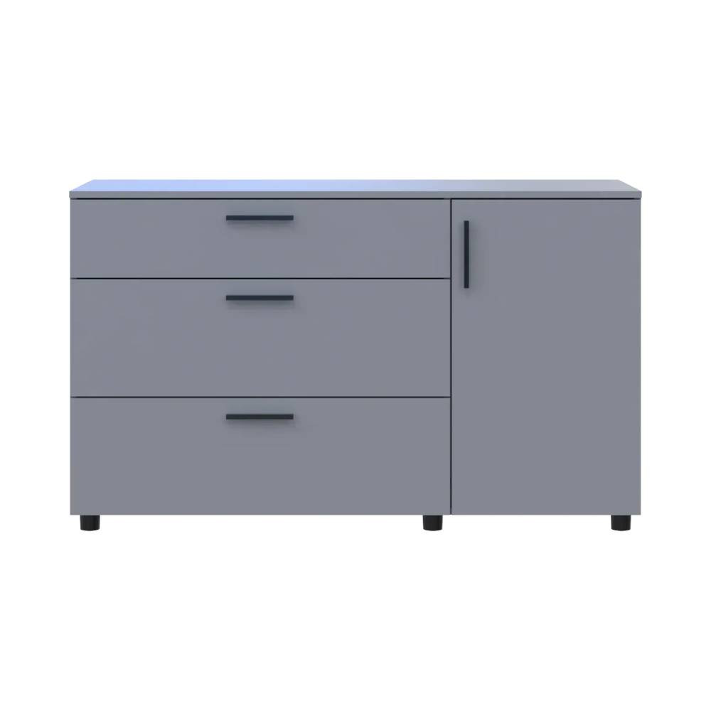 Комод Doros Торн Серый 3Ш/1Д 135х51.6х80 (DRS-012107) Львов - изображение 6